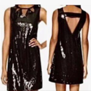 Stunning NWOT Olsenboye black sequin party dress - Small